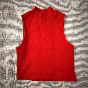 Everlane Vibrant Red Sleeveless Tank